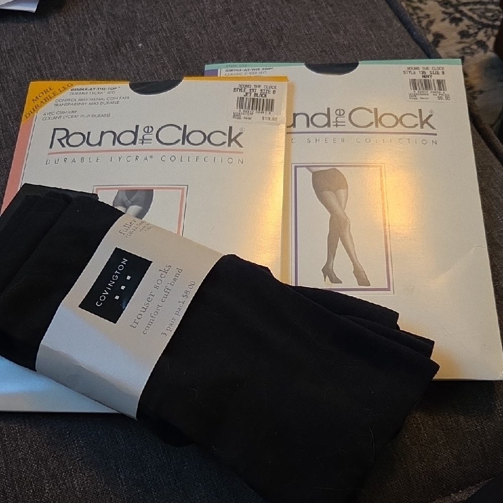 Covington Black Hosiery Collection